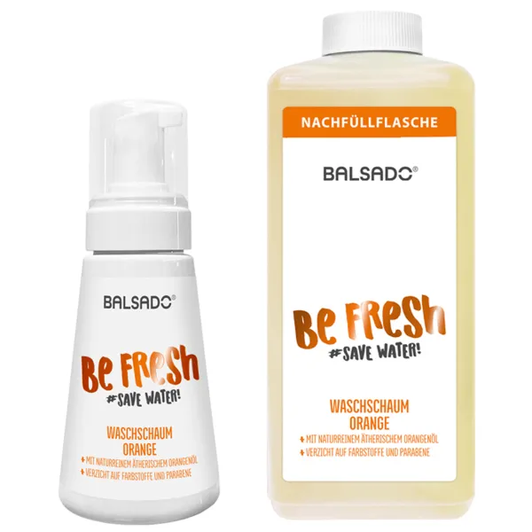 Be Fresh Waschschaum Orange Set